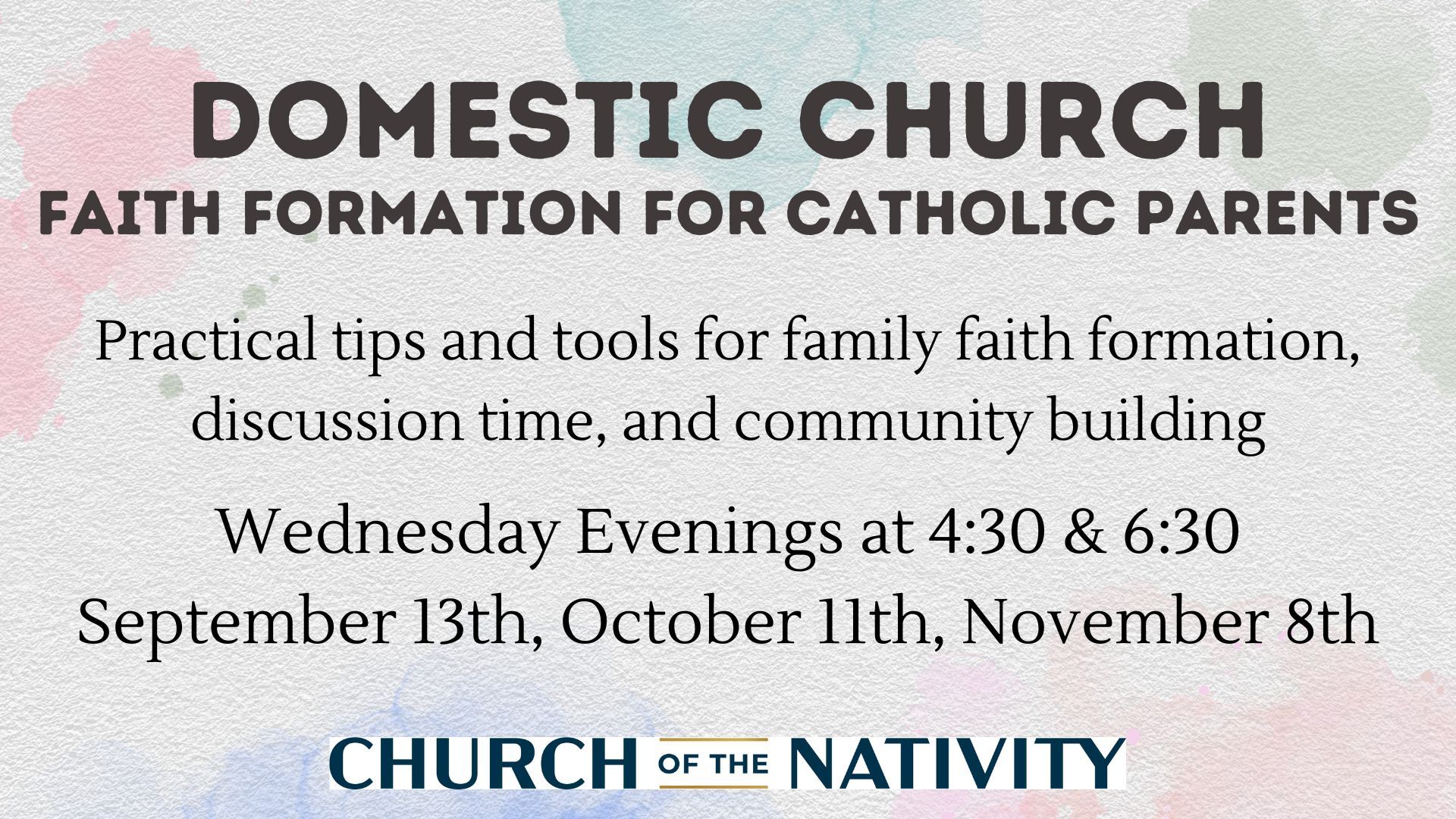 Domestic Church Church of the Nativity Leawood, KS